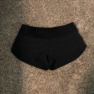 Black lulu lemon shorts
